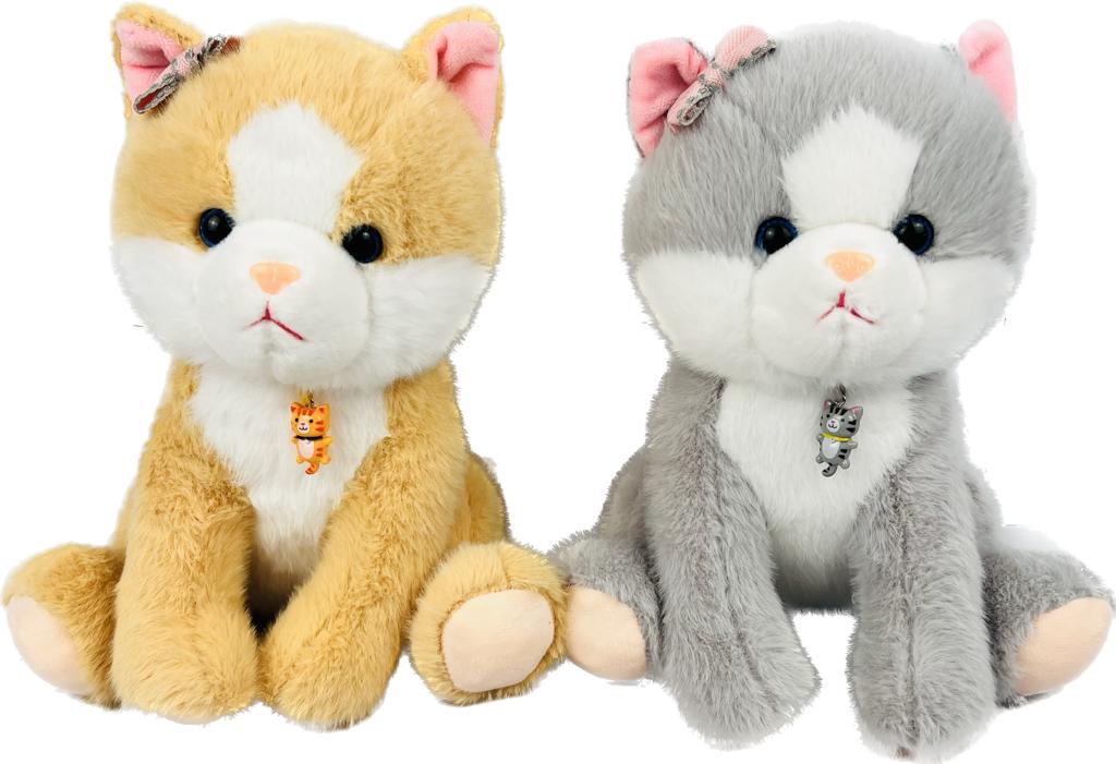Игрушка мягкая "Кошка с бантиком"