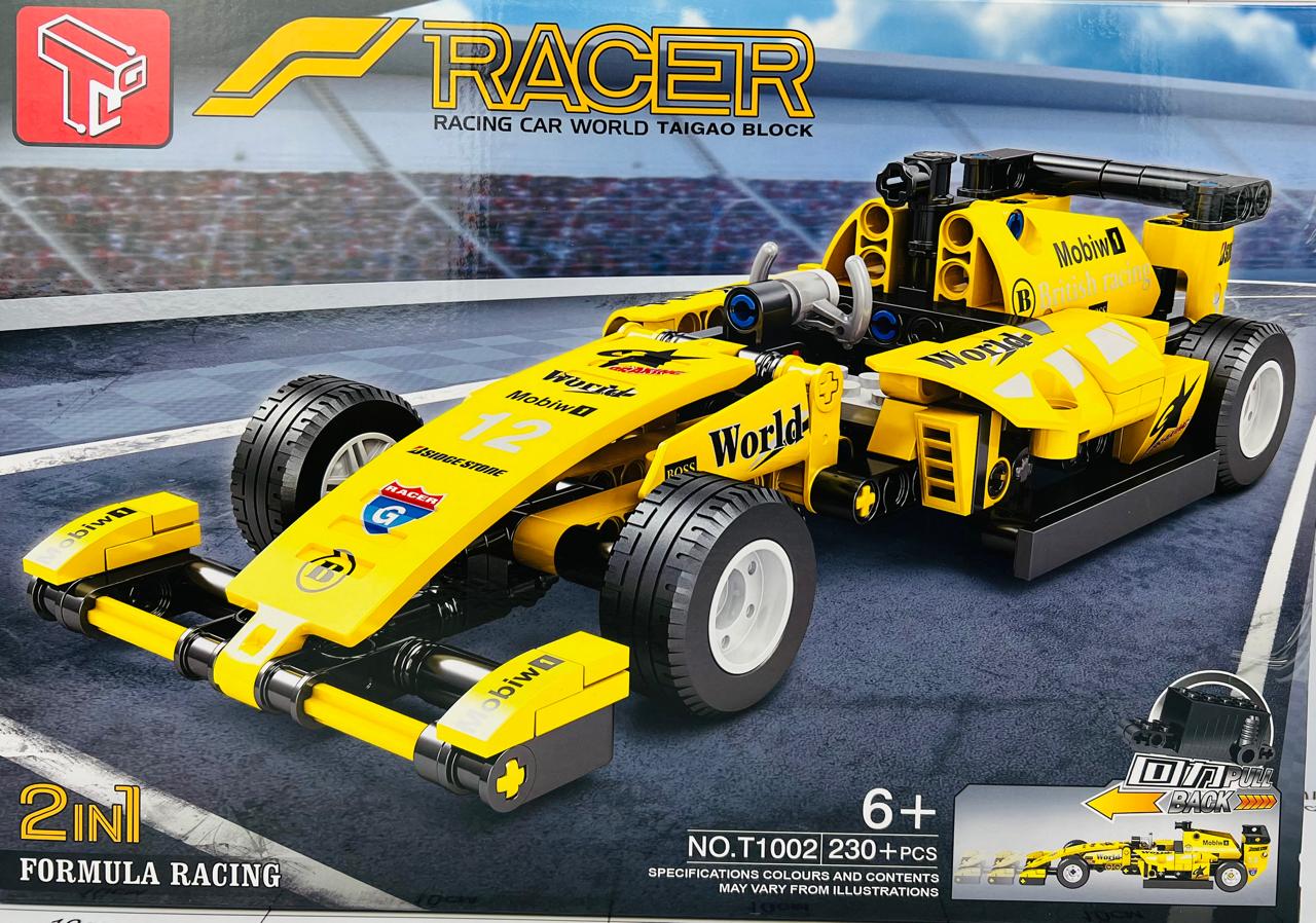 Конструктор "Гонщик / Racer" Т1004 зеленый 266+ дет.