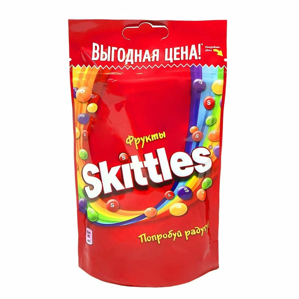Драже "Скитлс/Skittles" Фруктовый 70г/26