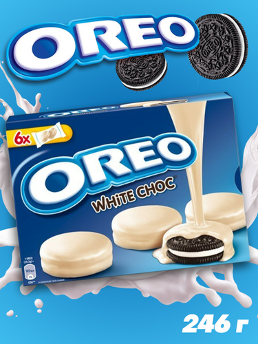 Печенье Орео Печенье с белым шоколадом / Oreo Cookies White Chocolate 246гр*10шт (Импорт)