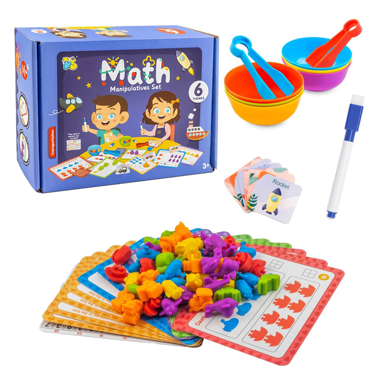Игра "Набор для математических манипуляций / Math Manipulatives Set"