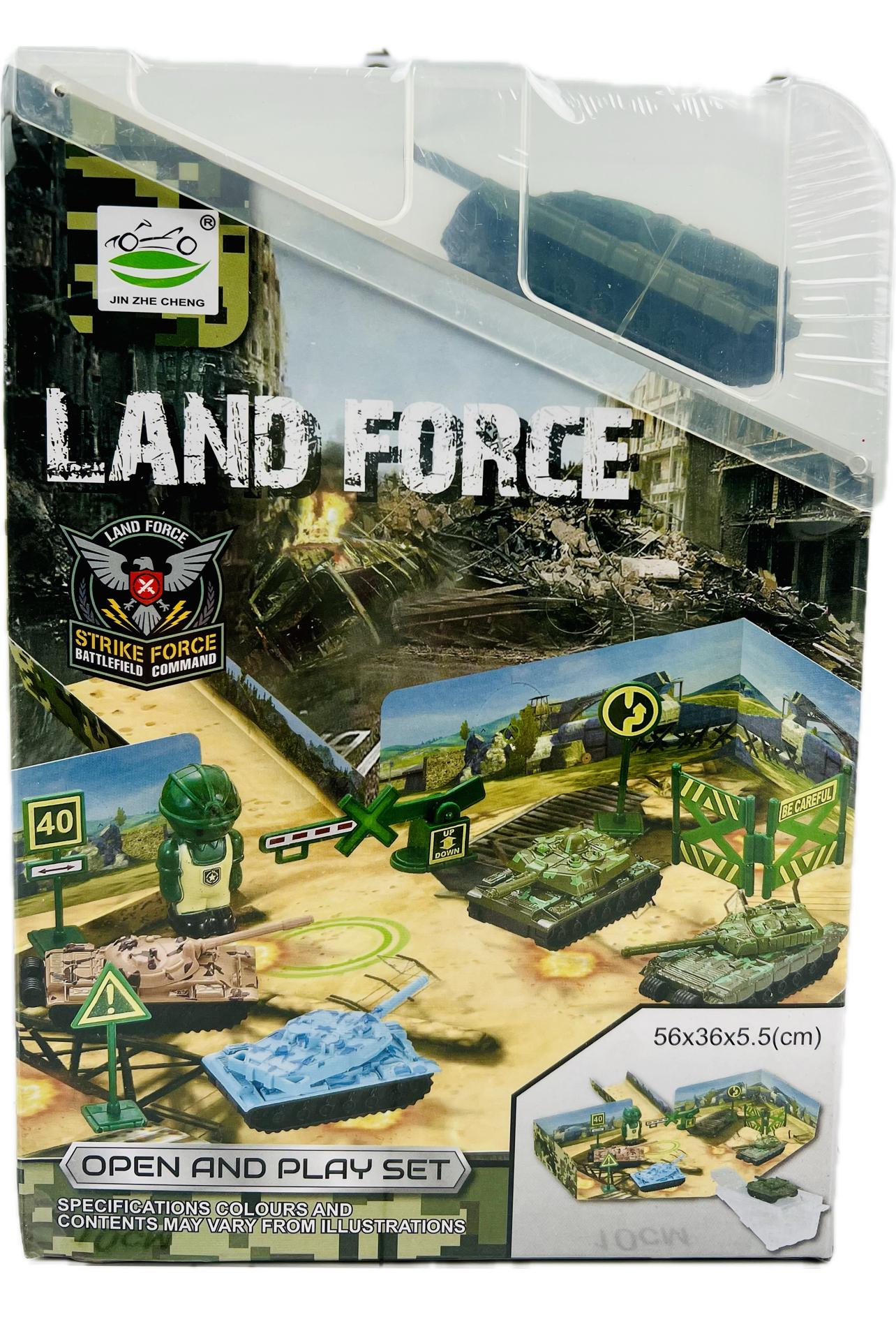 Набор для игры и творчества на тему сухопутных войск / Land Force Open and Play Set