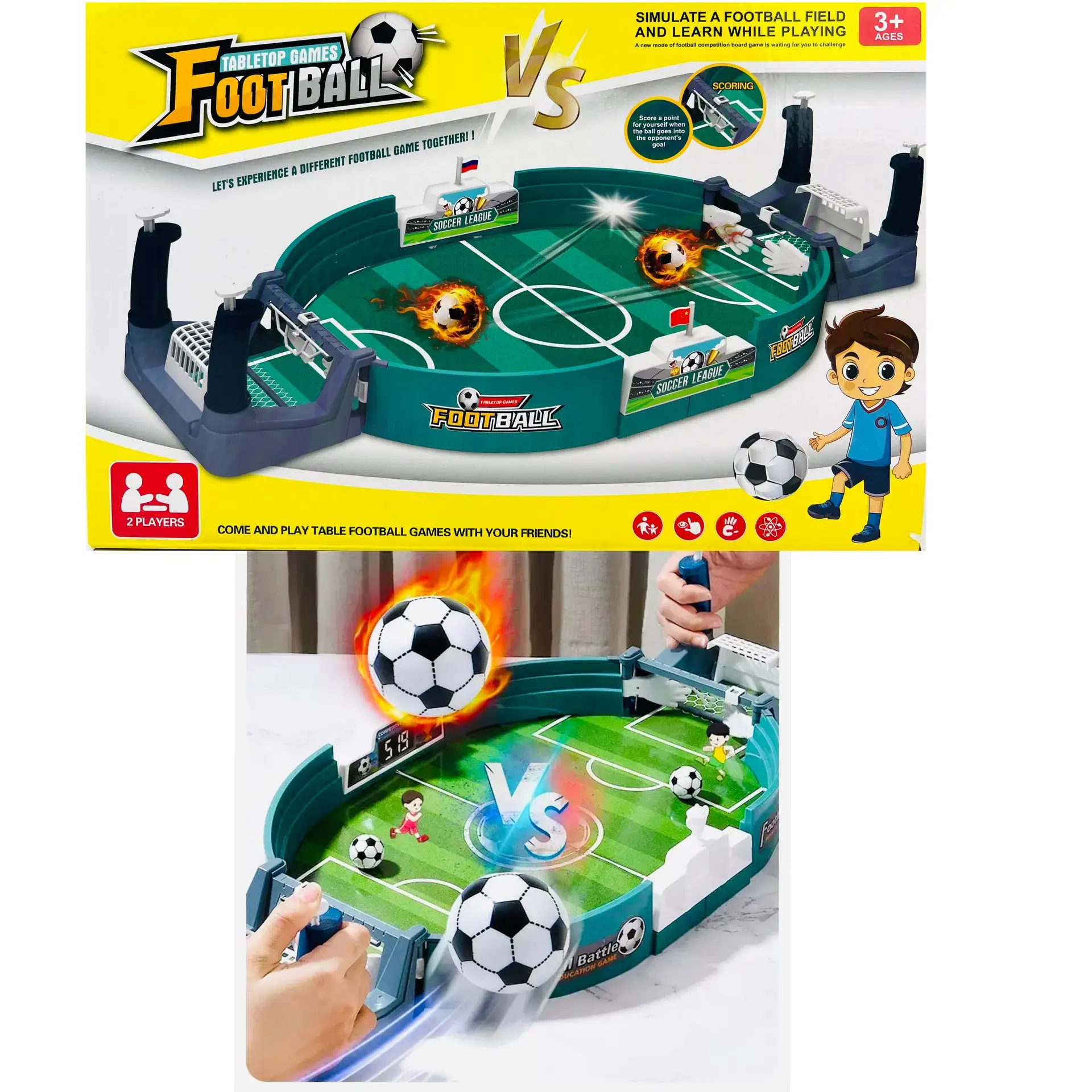 Настольная игра "Футбол на двоих"