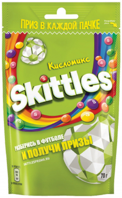 Драже "Скитлс/Skittles" Кисломикс 70г/26