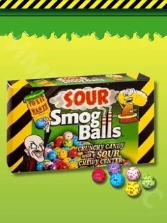 Токсик Востл Смог Болс / Toxic Wastle Smog Balls 85гр*12шт