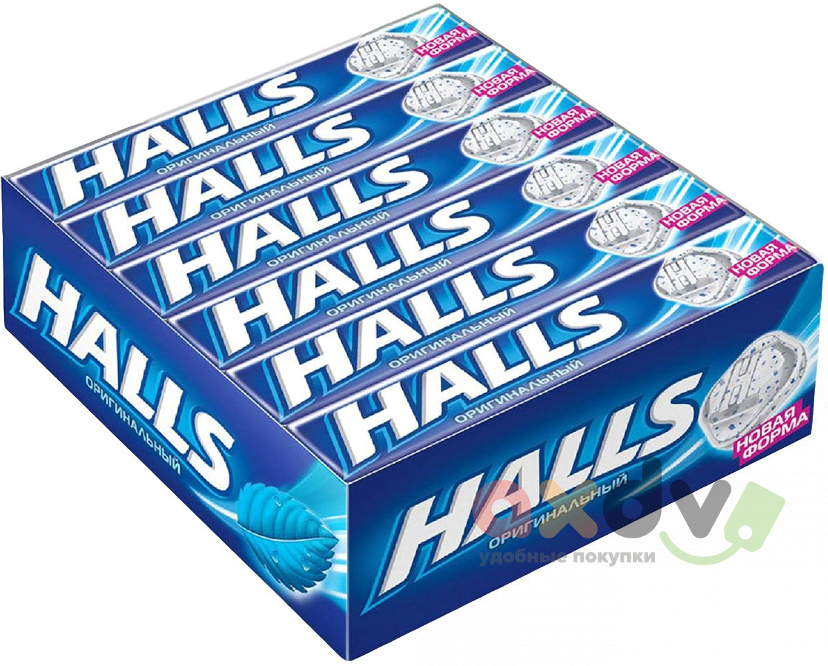 Карамель леденцовая "Холлс / HALLS" Оригинальный, 12*25 гр.