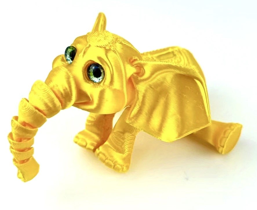 АКЦИЯ!!! Игрушка пластик 3D СЛОН