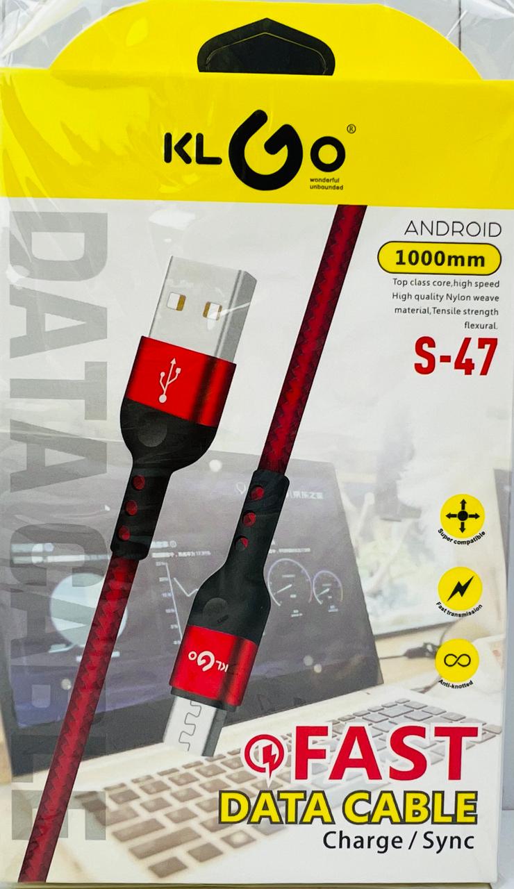 Зарядный шнур MicroUsb Андроид / Android KLGO