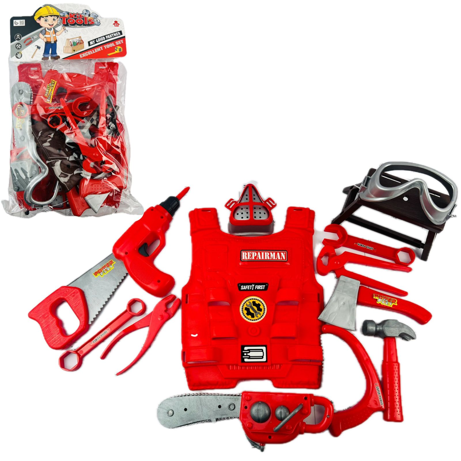 Набор инструментов "Kit Tools" красный