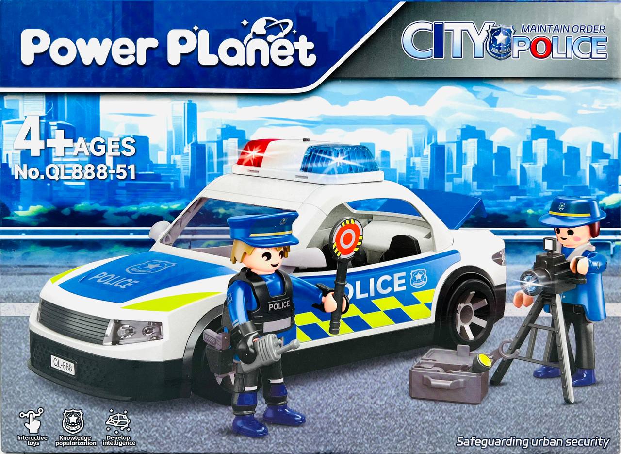 Конструктор крупный "Поддерживать порядок будет городская полиция / Maintain Order City Police"