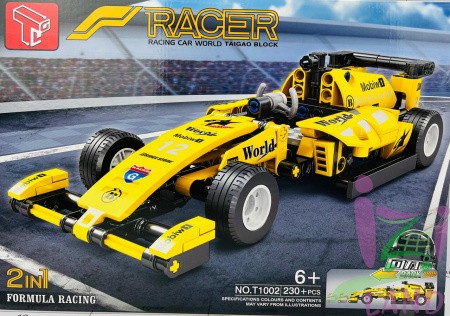 Конструктор "Гонщик / Racer" Т1004 зеленый 266+ дет.