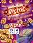 Шоколадный батончик Пикник / Picnic "Грецкий орех", 35*52 гр.