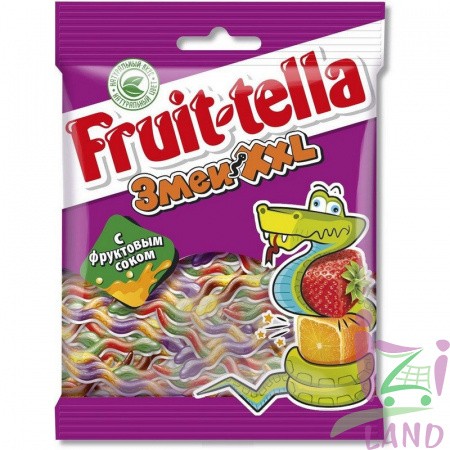 Жевательный мармелад Фруттелла / Fruittella "Змеи XXL", 70гр.