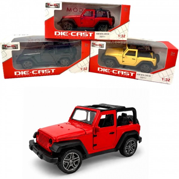 Машина металлическая "Джип Wrangler JK" в индивидуальной коробке