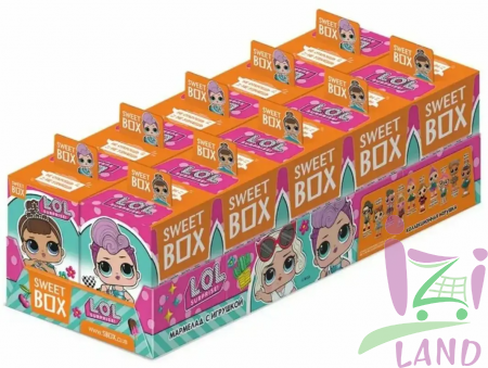 СВИТБОКС / SWEET BOX "Лол Сюрприз / LOL Surprise!" Мармелад с подарком в коробочке 10гр*10шт*12бл