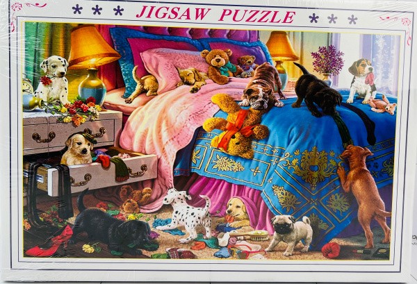 Пазл "Мозаика / Jigsaw puzzle" Неутомимые Щенки 1000 дет.