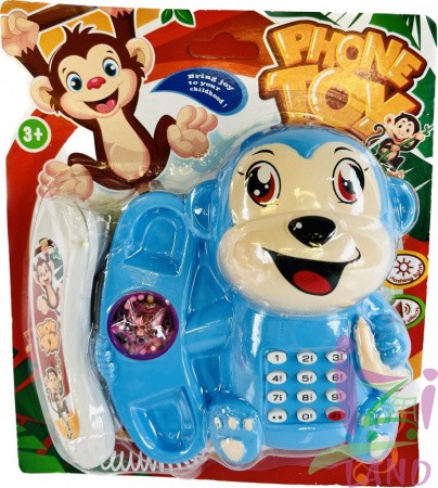 Игрушка музыкальная телефон Обезьянка