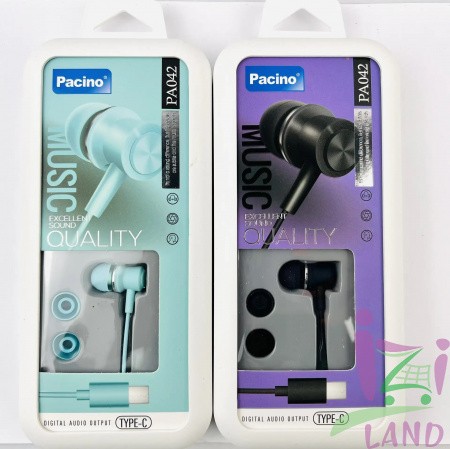 Наушники Проводные Pacino  PA042 Type-c