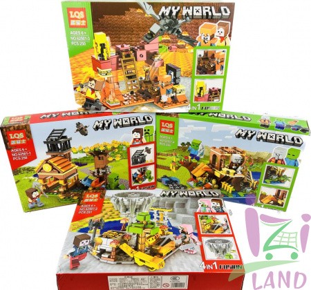 Конструктор "Мой мир / My World" 62501(246-251 дет.)