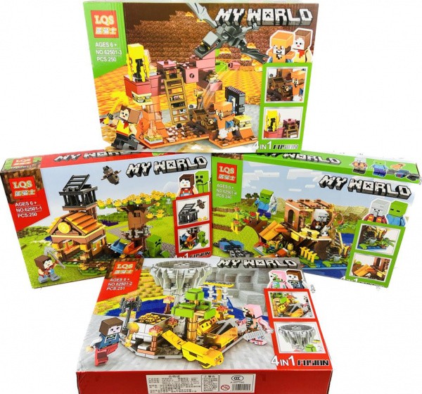 Конструктор "Мой мир / My World" 62501(246-251 дет.)