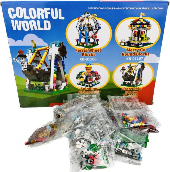 Конструктор "Цветной мир / Colorful world" 520 дет.
