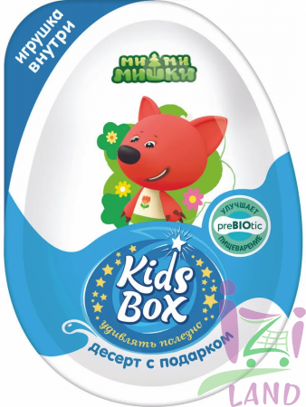 КИДС БОКС / KIDS BOX "Ми-ми-мишки" Десерт с подарком 20г*16шт