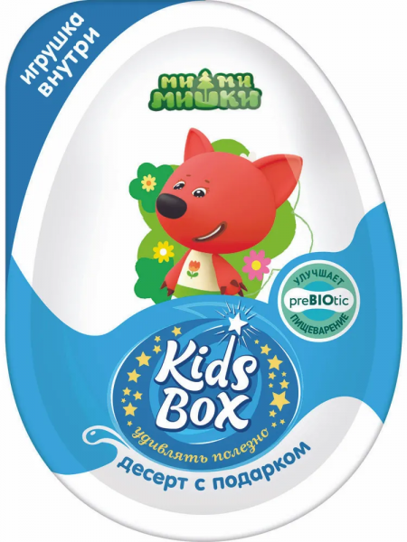 КИДС БОКС / KIDS BOX "Ми-ми-мишки" Десерт с подарком 20г*16шт