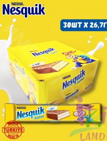 Батончик Несквик 26,7г*30шт*12бл (Импорт)