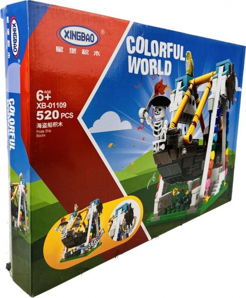Конструктор "Цветной мир / Colorful world" 520 дет.