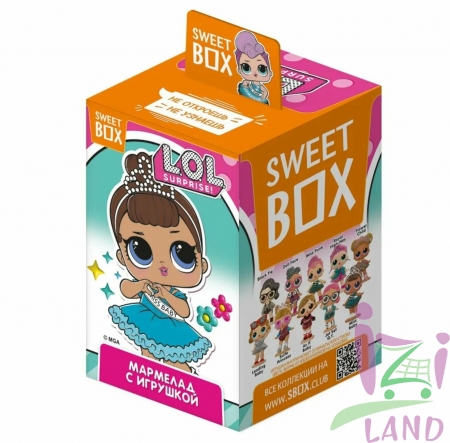 СВИТБОКС / SWEET BOX "Лол Сюрприз / LOL Surprise!" Мармелад с подарком в коробочке 10гр*10шт*12бл