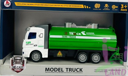 Машина металлическая "Модель автомобиля / Model Car" Супер-грузовик-цистерна / Tank Super Truck