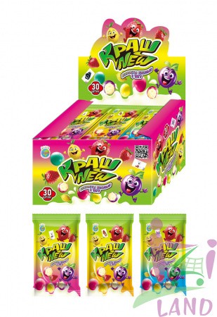 Конфеты кислые с тату "Краш New" 10гр.*20бл*30шт