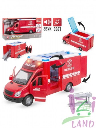 Машина светозвуковая Городская служба спасения / "Rescue" Sity Service