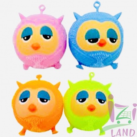 Игрушка антистресс светящаяся "Сова"
