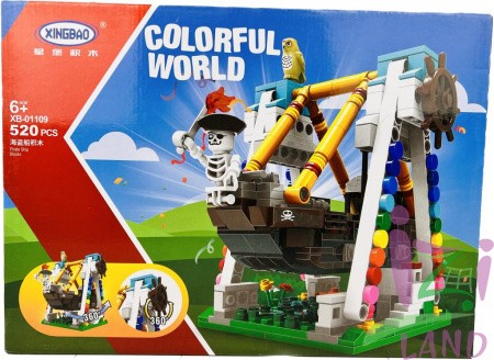 Конструктор "Цветной мир / Colorful world" 520 дет.