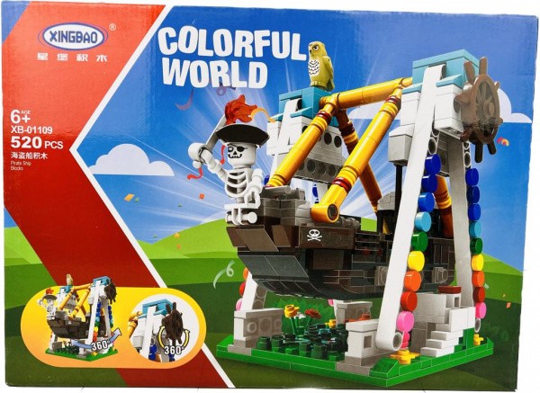 Конструктор "Цветной мир / Colorful world" 520 дет.