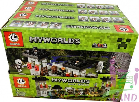Конструктор "Мой мир / My World" 80004 (185-187 дет.)