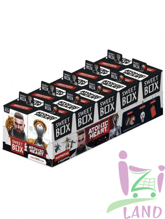 СВИТБОКС / SWEET BOX "Атомное сердце / Atomic Heart" Мармелад с подарком в коробочке 10гр*10шт*12бл
