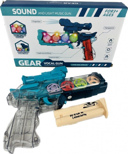 Пистолет светозвуковой шестеренки "Gear"