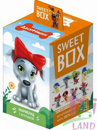 СВИТБОКС / SWEET BOX "ДворНяшки" Мармелад с подарком в коробочке 10гр*10шт*12бл
