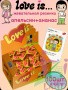 "Любовь - это / LOVE IS" жевательная резинка Апельсин и Ананас 20бл*100шт*4,2 гр