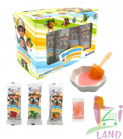 Карамель с джемом "Веселая кисточка" 10г*30шт*20бл