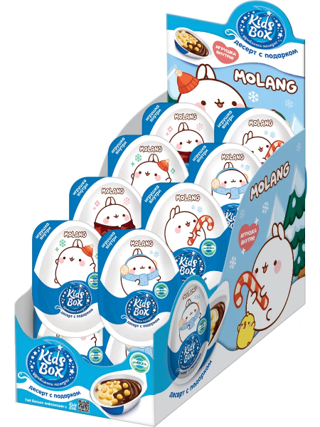 КИДС БОКС / KIDS BOX "Моланг / Molang" Десерт с подарком 20г*16шт